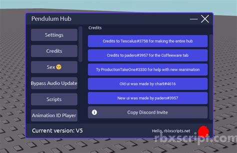 rex hub script free.